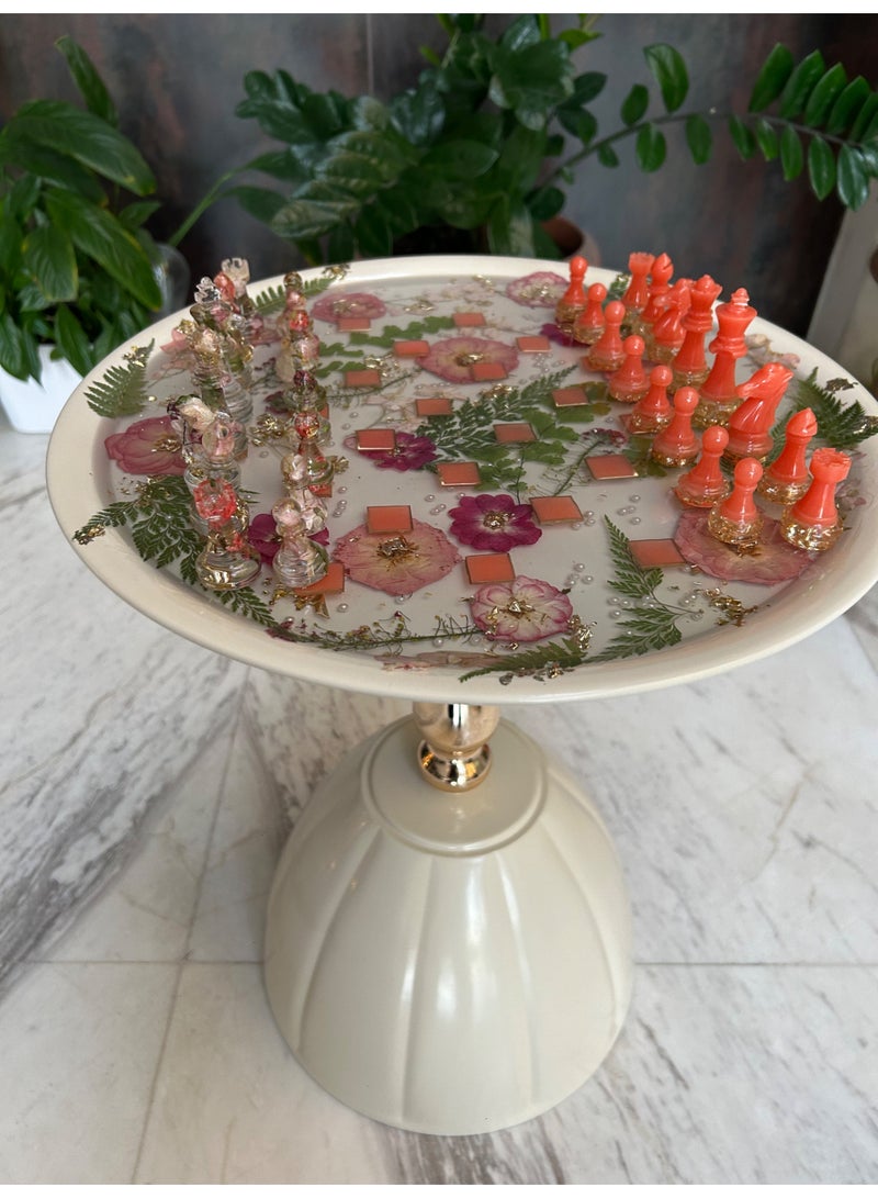 Hazel Vistaa Chess Board Table - Image 1